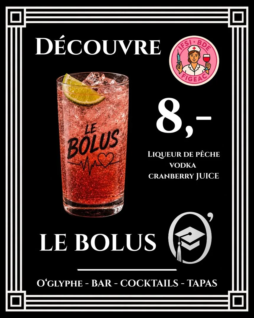 Le Bolus — cocktail de la Soirée Élégante à Figeac (8 €)