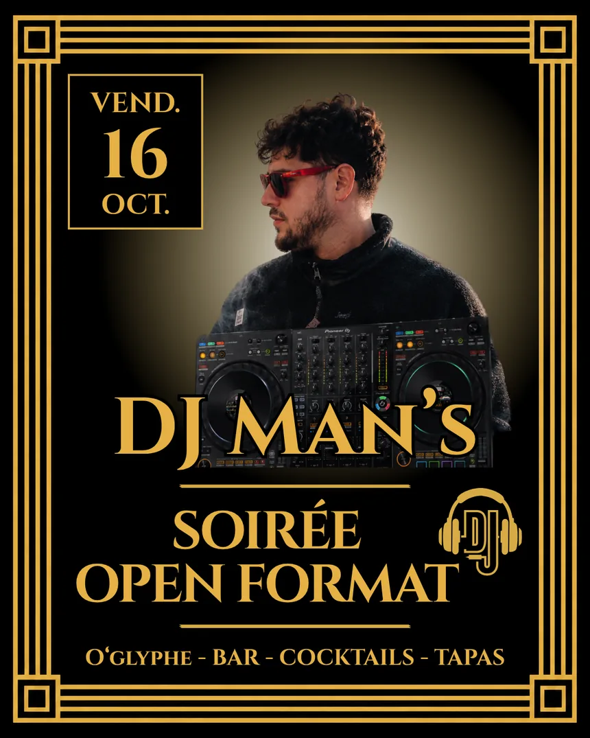 DJ Man's — Soirée Open Format à Figeac