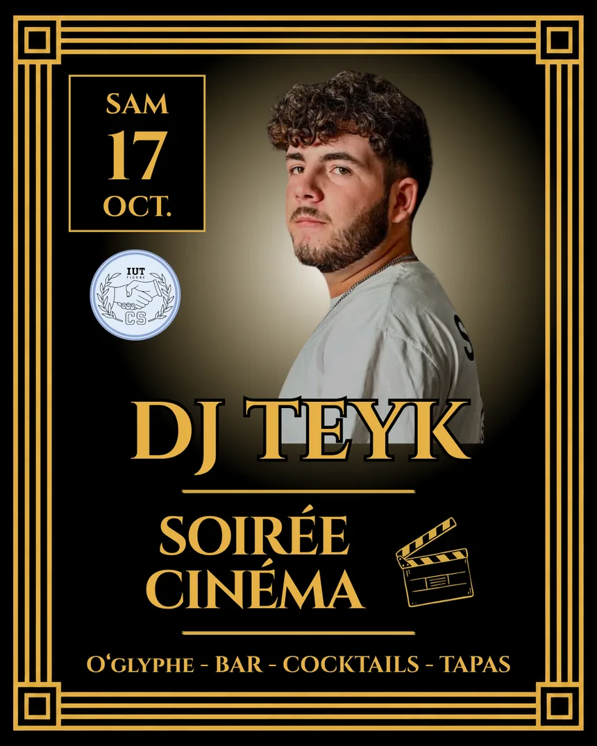 DJ Teyk — Soirée Cinéma à Figeac
